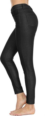 WAYRUNZ Jean Look Jeggings Tights Slimming Many Colors Spandex Leggings Pants Capri for Women in Saudi Arabia