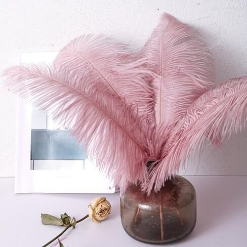 30 Pcs 15-20 cm Craft Ostrich Feathers Large Fluffy Feathers for Crafting Soft Art Feathers Dream Catcher Feathers Festival Party Feathers White in Saudi Arabia