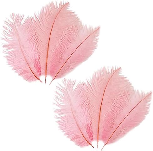 30 Pcs 15-20 cm Craft Ostrich Feathers Large Fluffy Feathers for Crafting Soft Art Feathers Dream Catcher Feathers Festival Party Feathers White in Saudi Arabia