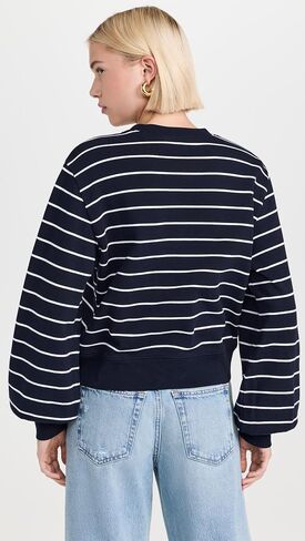 FRAME Women's Blouson Sleeve Sweatshirt in Saudi Arabia