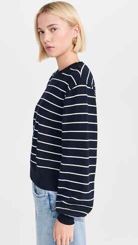 FRAME Women's Blouson Sleeve Sweatshirt in Saudi Arabia