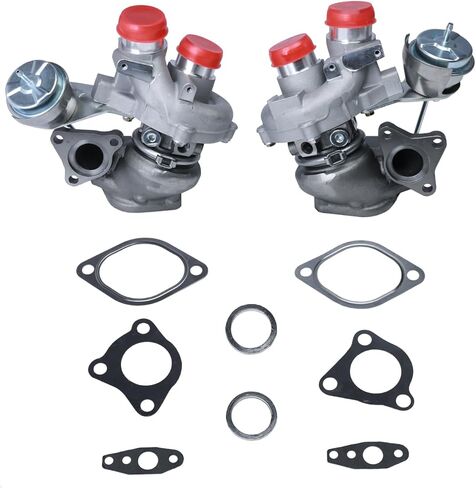 2 قطعة الشاحن التربيني ل 2013-2016 فورد F-150 V6 3.5L,53039880470 53039880469 DL3E6K682AE DL3E6K682AA in Kuwait