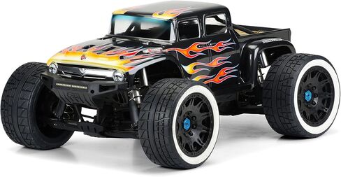 Pro-line Racing 1/6 مسبق القطع 1956 Ford F-100 هيكل شفاف لأجنحة السيارة/الشاحنة X-MAXX PRO361017 والشارات in Saudi Arabia