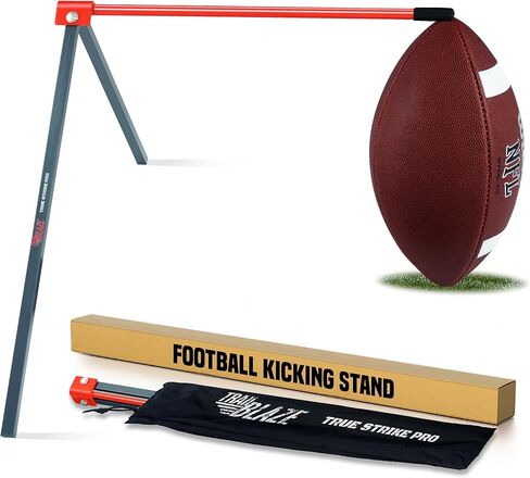 True Strike Pro Football Kicking Tee - The Ultimate Football Kicking Stand Football Tee Holder Compatible with All Ball Sizes - Unleash Your Kicking Potential for Football Field Goal Mastery in Kuwait