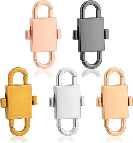 5 Pcs Zipper Locks Anti Theft Zipper Clips Side-Opening Double-Button Zipper Puller Zipper Clip Theft Detterent Keeps Zippers Closed Zipper Lock for Backpacks Suitcases Purses Bags in Saudi Arabia