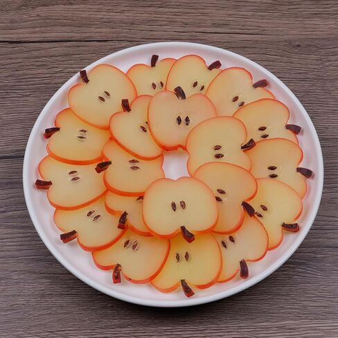 Artificial Fruit,20 PCS Fruit Plastic Fruit Artificial Apple Slices Fruit Set Decoration for Home Kitchen Party Wedding Food Model Display in Saudi Arabia