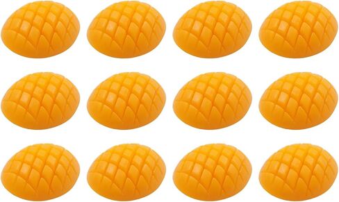 Artificial Fruit,20 PCS Fruit Plastic Fruit Artificial Apple Slices Fruit Set Decoration for Home Kitchen Party Wedding Food Model Display in Saudi Arabia