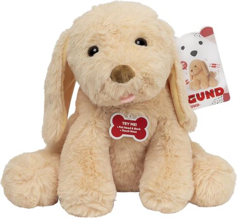 لعبة GUND Baby My Pet Puddles من القطيفة المتحركة، كلب جرو من القطيفة المحشوة الفاخرة للأعمار من سنة فما فوق، أصفر، 30.48 سم in Saudi Arabia