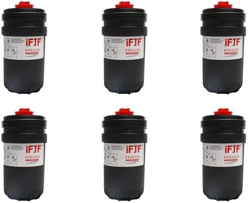 iFJF FF63009 Fuel Filter for 5303743 Replaces FF63008 Element FH22168 with Replacement for B/L Series Engine Filtration 10 Micron Dirt Holding Cap Protection Fuel System Life(Set of 6) in Saudi Arabia