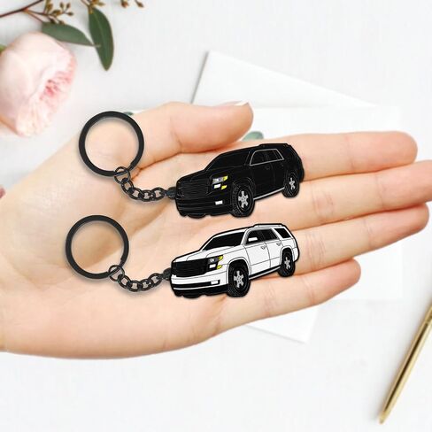 For Chevrolet Suburban Keychain，For Chevrolet Suburban Accessories 2015-2020，Metal Keychain in Saudi Arabia