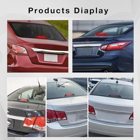High Mount 3rd Stop Brake Lights, Compatible with Nissan Altima Sedan 2014-2018 Third Center Cargo Reverse Rear LED Brake Light Bar Taillight Replacement 26590-3RA0A in Saudi Arabia