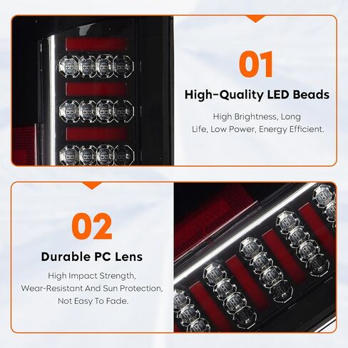 ضوء خلفي Tresound + مصباح شحن الفرامل الثالث لسيارة Dodge Ram 1500 2002-2006، Ram 2500 3500 2003 2004 2005 2006، مجموعة ضوء خلفي LED للتركيب العالي، 55077348AF 55077347AF in Kuwait
