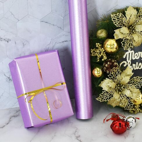 BEISHIDA Silver Gift Wrapping Paper Metallic Shine Wrapping Paper Roll Solid Color Gift Wrap Paper, Packing Paper for Wedding, Birthday, Graduation, Christmas Wrapping Paper(17inches X 32.8ft) in Saudi Arabia