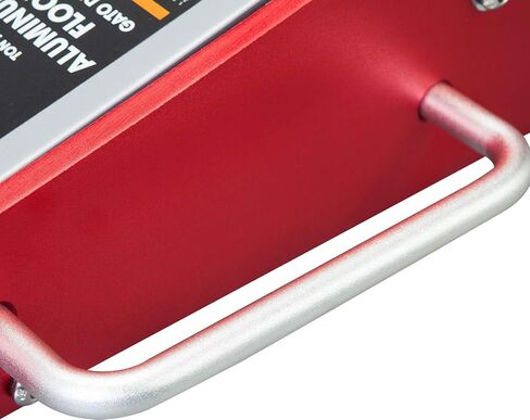 BIG RED AT830011LR-1 رافعة أرضية سباق من الألومنيوم والفولاذ تورين مع مضخة رفع سريعة بمكبس مزدوج، سعة 3 طن (6000 رطل)، أحمر in Kuwait