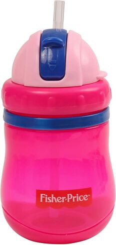 كوب Cudlie Fisher Price للأطفال من الجنسين بوزن 14 أونصة، عبوة واحدة من القش المنبثق in Saudi Arabia