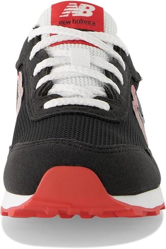 New Balance 515 V1 Lace-up Sneaker, Black/True Red, 1.5 Wide US Unisex Little_Kid in Saudi Arabia