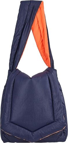 Puffer Shoulder Bag for Women Lightweight Tote Hobo Bag Convertible to backpack Crossbody Travel Bag in Saudi Arabia