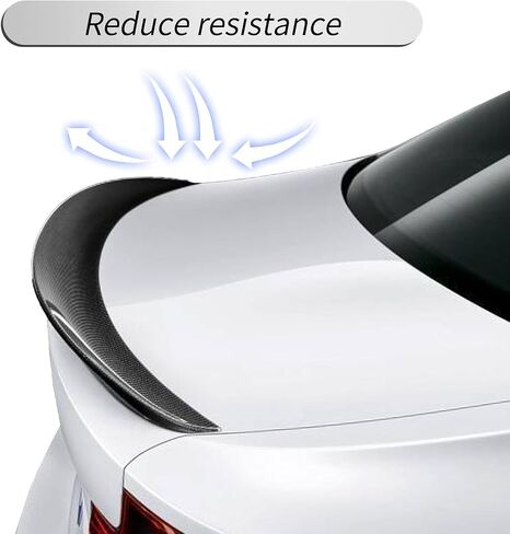 سبويلر خلفي لسيارة BMW 2 Series M2 F87 F22 F23 M235i M240i 218i 220i 228i 2014-2021 كوبيه سبويلر جناح صندوق السيارة الخلفي غطاء صندوق السيارة 2 باب، أداء أسود لامع - طراز MP in Saudi Arabia