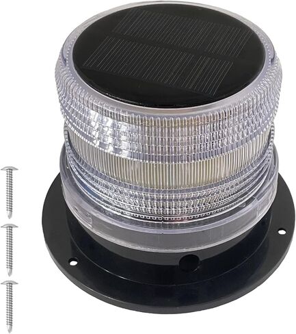 ضوء مرساة LED، مصباح ملاحة لليخوت مع الطاقة الشمسية، ضوء تحذير ستروب مادة الكمبيوتر، IPX7 ومقاوم للغبار لأضواء القوارب البحرية القوس والستيرن (اللون: أبيض) ثلاثة أوضاع in Saudi Arabia
