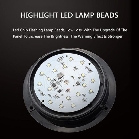 ضوء مرساة LED، مصباح ملاحة لليخوت مع الطاقة الشمسية، ضوء تحذير ستروب مادة الكمبيوتر، IPX7 ومقاوم للغبار لأضواء القوارب البحرية القوس والستيرن (اللون: أبيض) ثلاثة أوضاع in Saudi Arabia