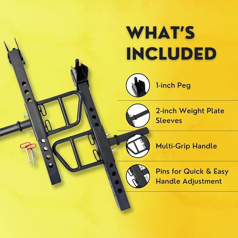 HulkFit Pro Series 2.35" x 2.35" Power Cage & Squat Rack for Home & Garage Gym - Accessories & Attachments in Kuwait