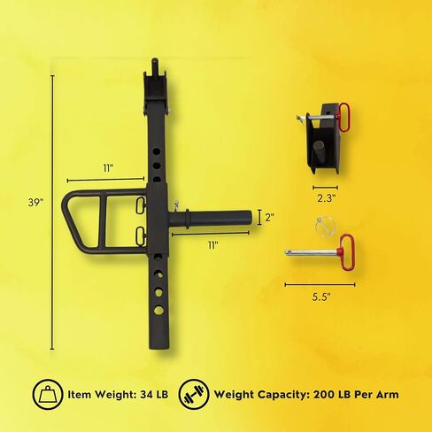 HulkFit Pro Series 2.35" x 2.35" Power Cage & Squat Rack for Home & Garage Gym - Accessories & Attachments in Kuwait