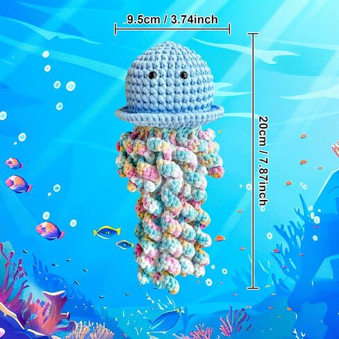 Crochet Kit for Beginners Adults Starter Friendly Crochet Kit with Step-by-Step Video Tutorials,Learn to Cute Gorilla Crochet Animal Kits,DIY Knitting Supplies,Easy Peasy Yarn for Crochet Lovers in Saudi Arabia