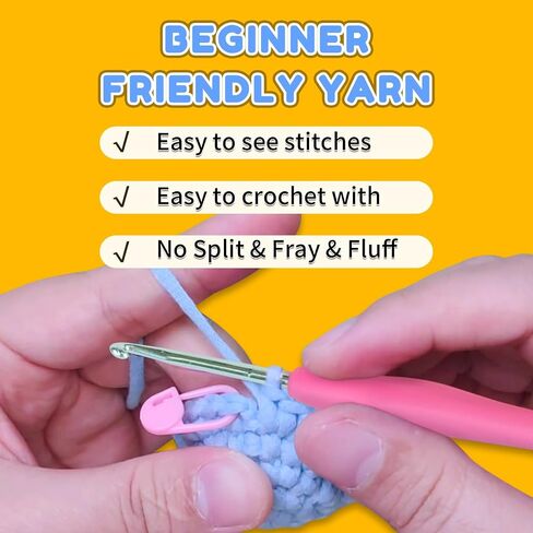 Crochet Kit for Beginners Adults Starter Friendly Crochet Kit with Step-by-Step Video Tutorials,Learn to Cute Gorilla Crochet Animal Kits,DIY Knitting Supplies,Easy Peasy Yarn for Crochet Lovers in Saudi Arabia
