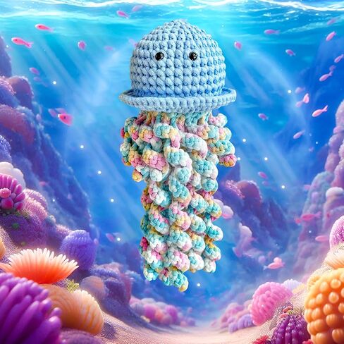 Crochet Kit for Beginners Adults Starter Friendly Crochet Kit with Step-by-Step Video Tutorials,Learn to Cute Gorilla Crochet Animal Kits,DIY Knitting Supplies,Easy Peasy Yarn for Crochet Lovers in Saudi Arabia