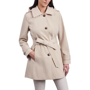 LONDON FOG Women's Single Breasted Trench Coat