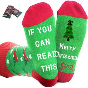 Christmas Socks Gifts for Men Women Teens,Christmas Stocking Stuffers for Men Him Adults Teens,Mens Gifts