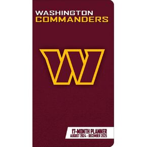 TURNER SPORTS Washington Commanders 2025 17-Month Pocket Planner - PF (25998890563)