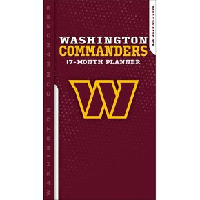 TURNER SPORTS Washington Commanders 2025 17-Month Pocket Planner - PF (25998890563)