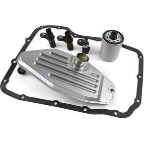 45RFE 545RFE 66RFE 68RFE Transmission Filter Kit - With Pan Gasket & 2 Speed Sensors Fits for Chrysler for Dodge for Jeep Replace OE 5013470AD 04799758AD