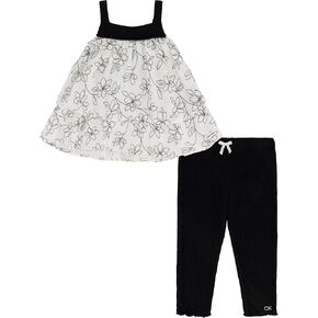 Calvin Klein Baby Girls 2 Pieces Legging SetBaby and Toddler Layette Set