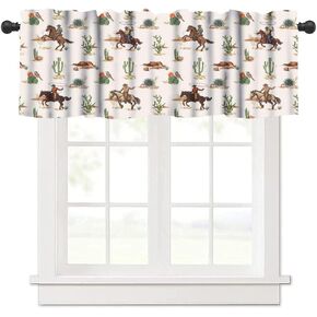 Blue Forest Valance Curtains Nature Scenery Art Valances for Bedroom Window Valance for Kitchen Bathroom Living Room Dining Room Valances for Windows 54X18 Inches