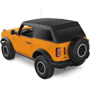 Bestop 5687235 Bronco Trektop - '21-Current Bronco 2-Door (Black Diamond)