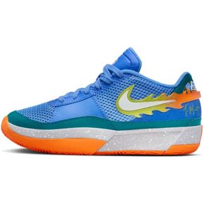 Nike Ja 1 "Backyard BBQ Big Kids' Basketball Shoes (FN4398-400, Blue Joy/GEODE Teal/Safety Orange)