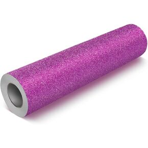 VViViD Glitter Purple DECO65 Permanent Adhesive Craft Vinyl 1 Foot x 6 Feet Roll