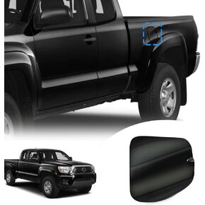 Fuel Filler Lid Compatible with Toyota Tacoma Accessories 2005-2015 Gas Tank Cap Cover Door for Double Cab Short Bed Replace 77305-04904