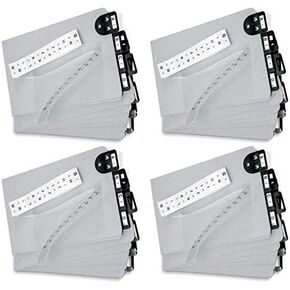 Martin Yale 14254 Posting Tray Index Sets (Pack of 4); Designed for Use with V-Matic, Porta-Matic and Card-Matic Posting Tray Sets, Dimensions 6" x 9"