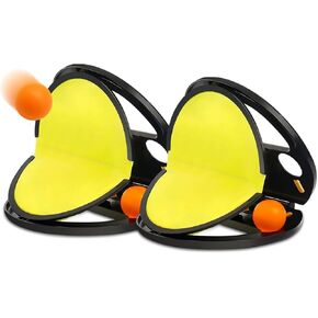 jarbins Toss and Catch Ball Game 2 Set Ball and Catch Game Kids Games Toys Beach Pool Outdoor Indoor Sports Throwing Catching Ball Sets