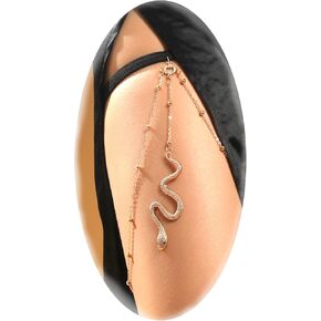 Leg Chain for Women Elastic Snake Thigh Chain Summer Boho Beach Leg Body Chain Teen Girls Holiday Bikini Jewelry