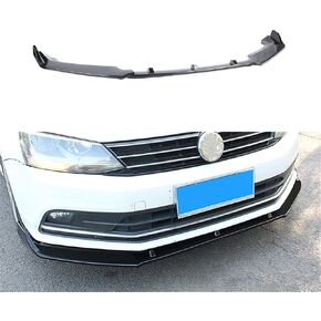 3-Stage Front Bumper Lip Splitter Fit for Volkswagen VW JETTA MK6.5 2015-2018 Protection Spoiler Accessories Bright Black