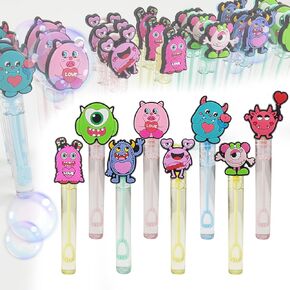 24 Piece Valentine's Day Bubble Wand for Kids(8 Style), Valentine's Day Party Favors for Kids Child, Pinata Suffer, Goodie Bags Filler, School Classroom Prizes, Summer Outdoor, Birthday Gifts