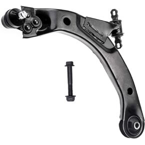 K620302 Front Left Lower Control Arm and Ball Joint Assembly (RPO Code FE1,Soft Ride Suspension) Compatible With Chevy Cobalt HHR, Po-ntiac G5 Pursuit, Sa-turn Ion Driver Side Suspension