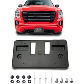 Front Bumper License Plate Brackets for 19-21 GMC Sierra 1500,Fit 2022 Sierra 1500 Limited, 84428907, GM1068198