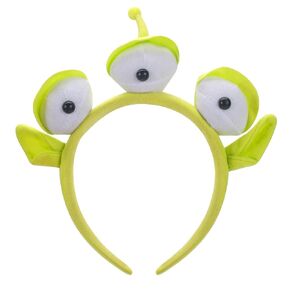 Alien Headband Three-eyed Monster Toy Plush Headband for Kids and Adults, Alien Costume Accessories Alien Ears for Theme Party Cosplay and Halloween Costumes (Alien-Light Green)