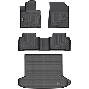 AIPOIL® Floor Mats & Cargo Liner Set for 2022 2023 2024 2025 Hyundai Tucson (Not for Tucson Hybrid Models) All Weather Protection TPE Anti-Slip Car Full Set Custom Car Mats Accessories - Black