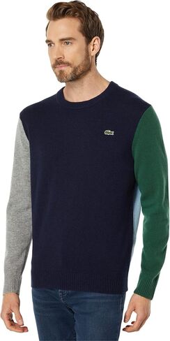 Lacoste Men's Long Sleeve Crew Neck Jersey Sweater in Saudi Arabia